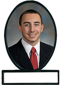 Dimensional Oval Plus frame option